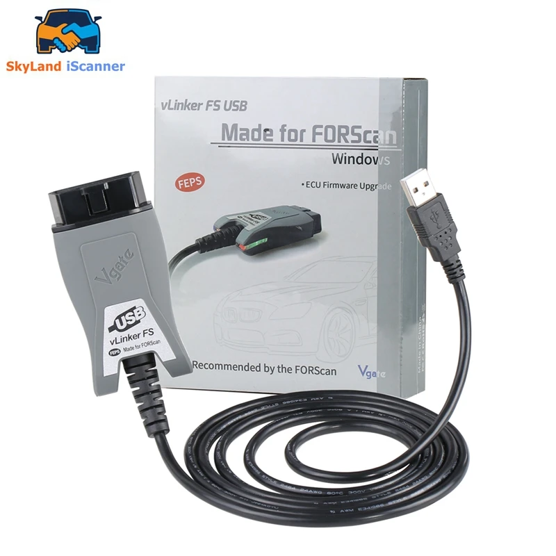 Новый автомобильный диагностический сканер Vgate vLinker FS ELM327 для Ford FORScan HS/MS-CAN ELM 327 OBD 2 OBD2 для Mazda