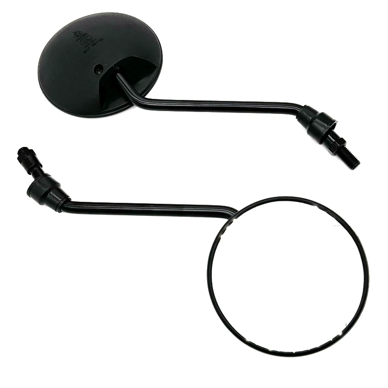 1pair Universal Motorcycle Rounded Side Back View Mirror Motorbike E-bike Scooter 10mm 8mm Rearview Mirrors 5
