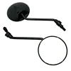 1pair Universal Motorcycle Rounded Side Back View Mirror Motorbike E-bike Scooter 10mm 8mm Rearview Mirrors 5