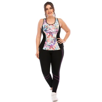 New Women Yoga Suit Sportswear Sportsuits Plus Size Tracksuit For