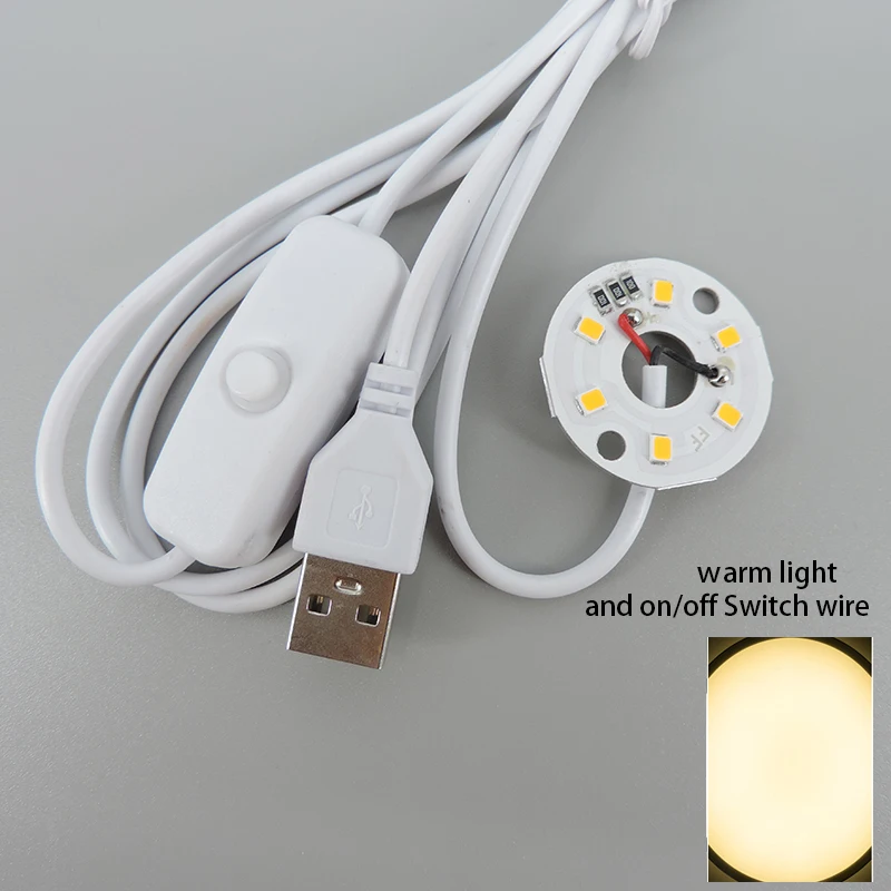 Warm White DC 5V 3W USB LED Lights 2835 chip single color Reading Night Light Desk Book tablet Lamp Switch power cable Dimmable led light desk lamp night light book light mini led light led desk lamp