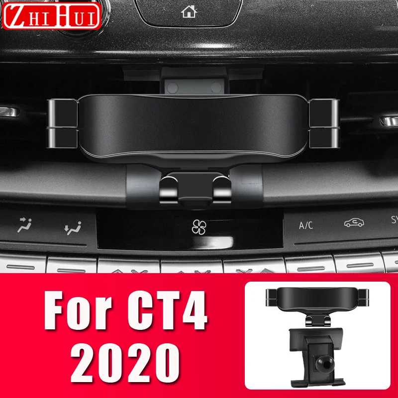 

Car Styling Mobile Phone Holder For Cadillac CT4 CT5 CT6 2016-2020 Air Vent Mount Bracket Gravity Bracket Stand Accessories