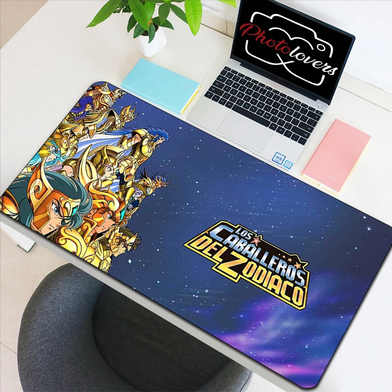 

Saint Seiya Mouse Pad Large Gaming Room Decoration Desk Mat Mousepad Xxl Gamer Cabinet Keyboard Mats Accessories Pc Anime Carpet