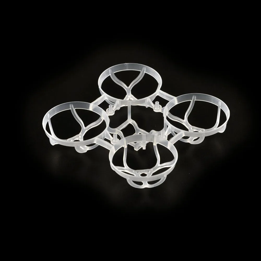 Cadre Mobula6 2024 ultra léger 2.8g pour drone FPV whoop 65mm, vue de face sur fond blanc.
