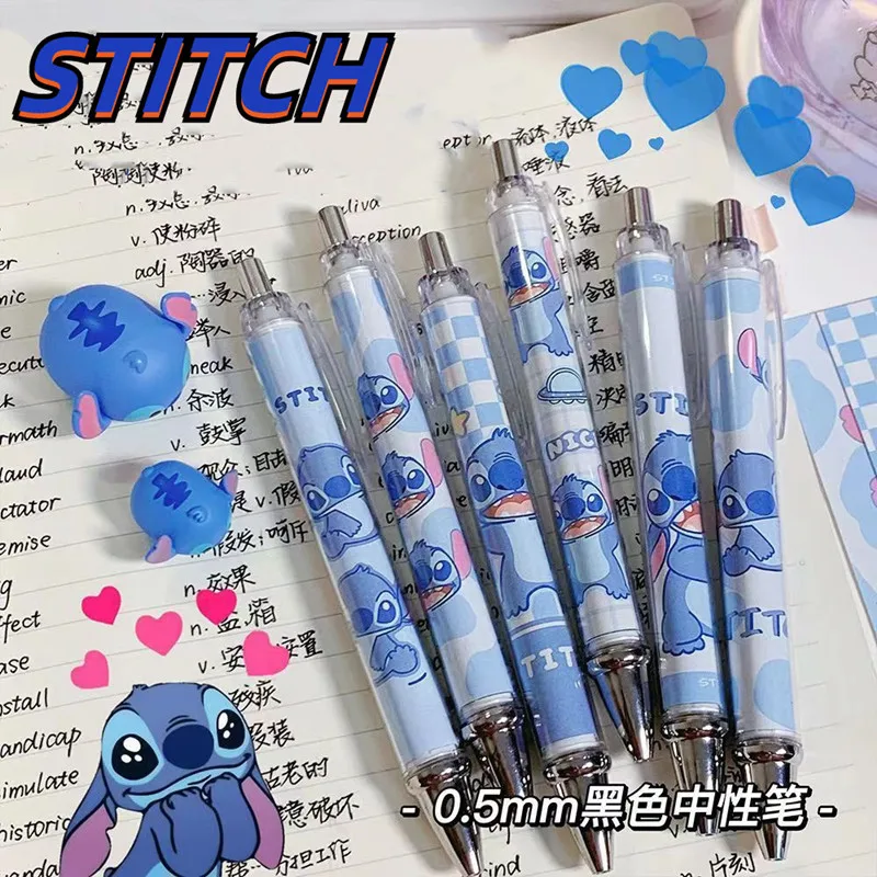 Disney Stitch 2pockets Pencil Case Pen Hand Bag Cosmetic Makeup