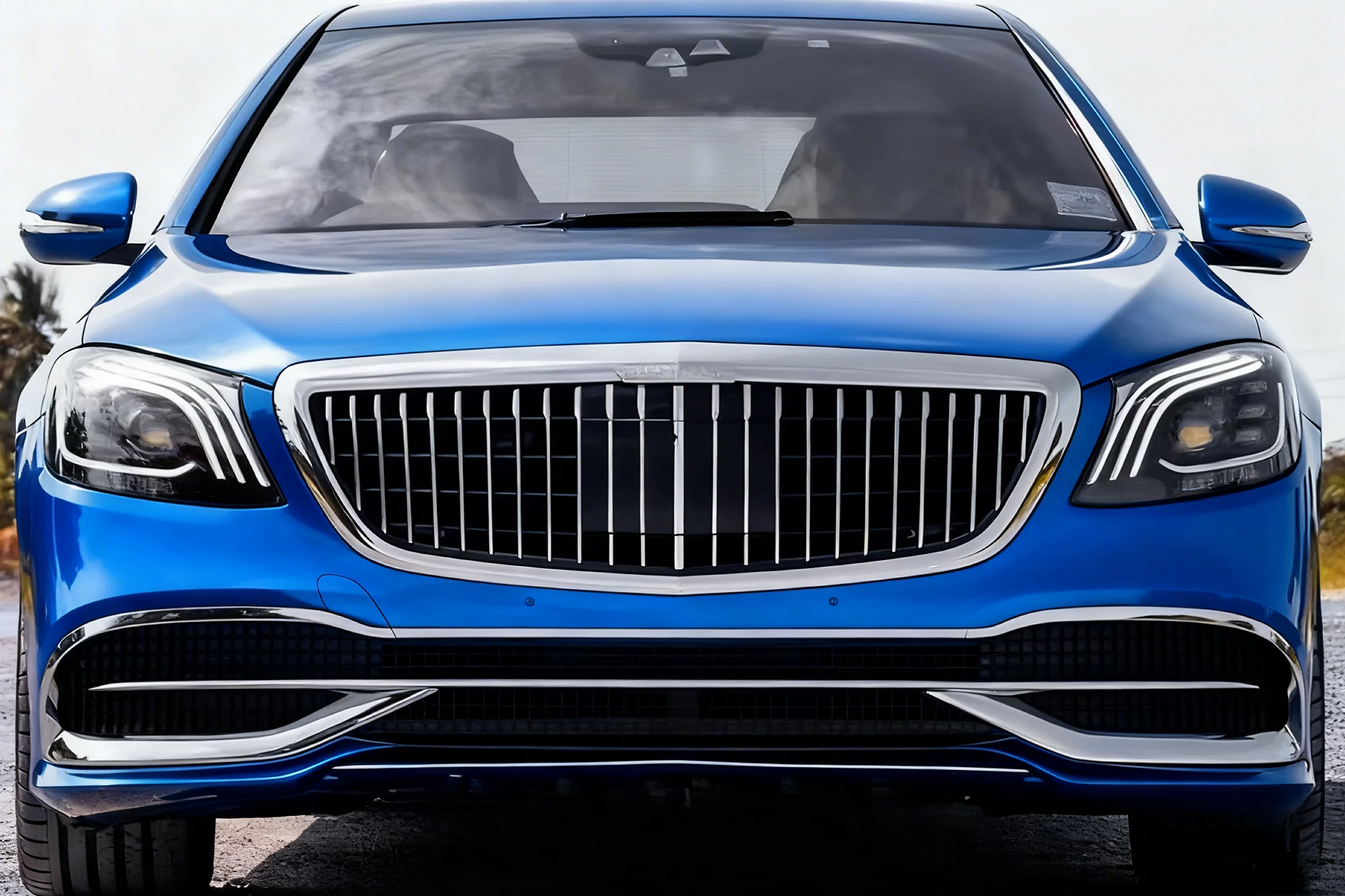 메르세데스-벤츠 W222 S-클래스 S320 S400 S350 S500 S450 2014-2019 마이바흐 스타일 업그레이드용 프론트 그릴 튜닝 그릴
