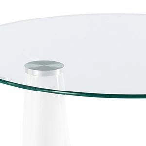 21'' Tall Glass End Table