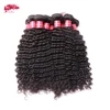 Ali Queen 10A Unprosseded Raw Virgin Hair Bundles 1Pcs Whosales Price 34 36 Inch Brazilian Deep Wave Human Hair Weave 1