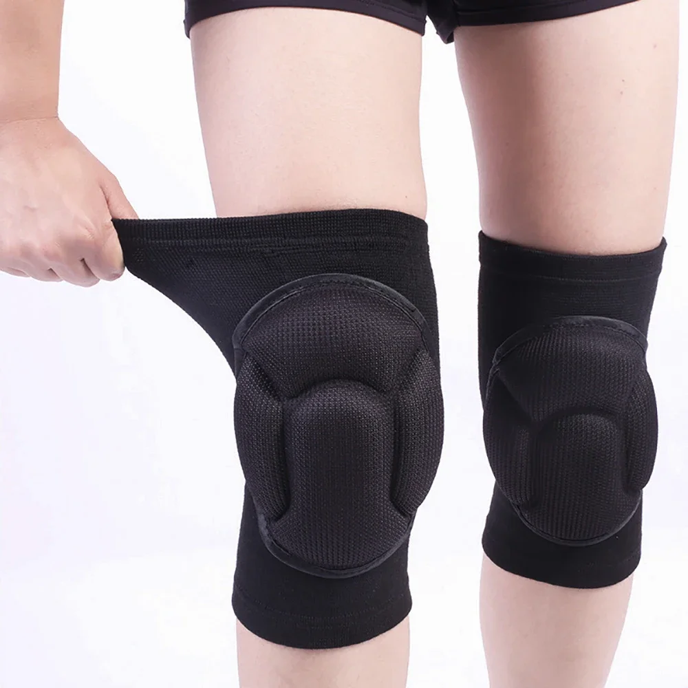 1 Paar Verdikte Bescherming Sportkniebeschermers Elastische Kniebeschermers Ondersteunen Fitness Uitrusting Basketbal Volleybal Brace Protector Unisex