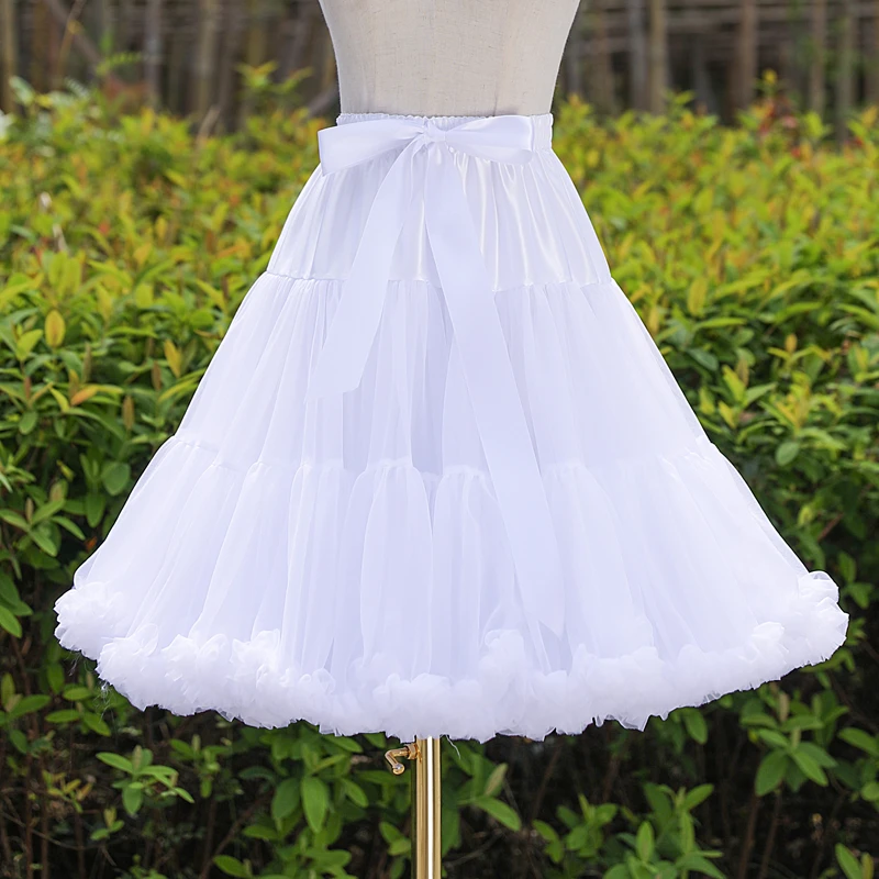 Skirt Lolita Cloud Skirt Lolita Dress Daily Violence Soft Yarn Boneless Cotton Candy Jk Support