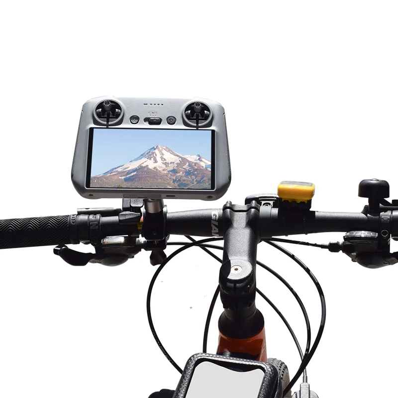 Bike Clip Mount for DJI Mini 4 Pro/3 Pro Bicycle Bracket Holder Fix Clamp Protable Clip for RC/RC 2 Remote Controller Accessory drone accessories drone remote mount