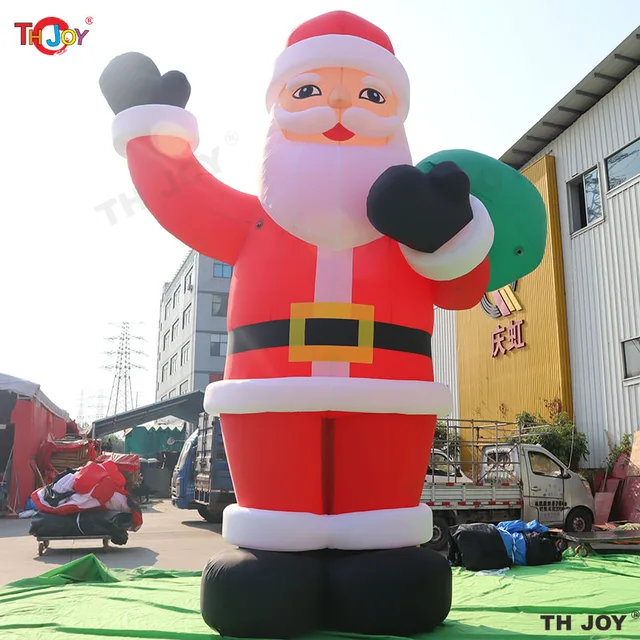 new design giant Father Christmas 12m 40ft tall large Inflatable Santa  Claus with Blower for Christmas Yard Decoration - AliExpress