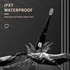 Jianpai Adult Black White Classic Acoustic Electric Toothbrush Adult 5-Gear Mode USB Charging IPX7 Waterproof Acoustic Electric 6
