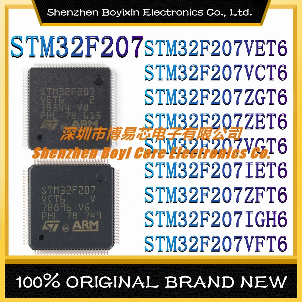 STM32F207VET6 STM32F207VCT6 STM32F207ZGT6 STM32F207ZET6 STM32F207VGT6 STM32F207IET6 STM32F207ZFT6 STM32F207IGH6 STM32F207VFT6 new stm32f207igt6 stm32f207zet6 stm32f207zft6 stm32f207igh6 stm32f207vet6 stm32f207vct6 stm32f207zgt6 stm32f207vgt6 mcu chip