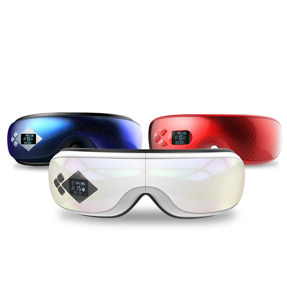

Wireless Eye Care Massage Infrared Vibrating Eye Massager with heat Welcome OEM ODM