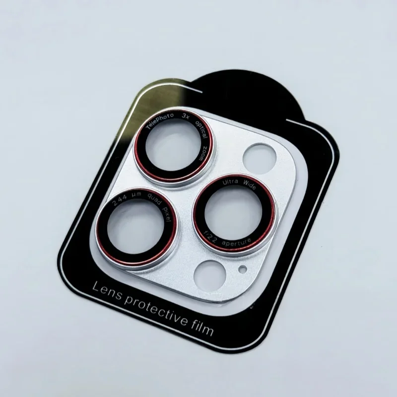 Optik Pro Two-Tone Camera Lens Protector - Tempered Glass Full Cover Cap