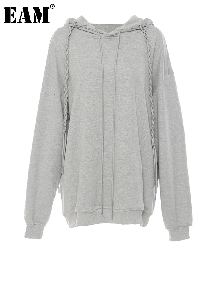 0401~Knitted Hoodie with Elastic Cuffs