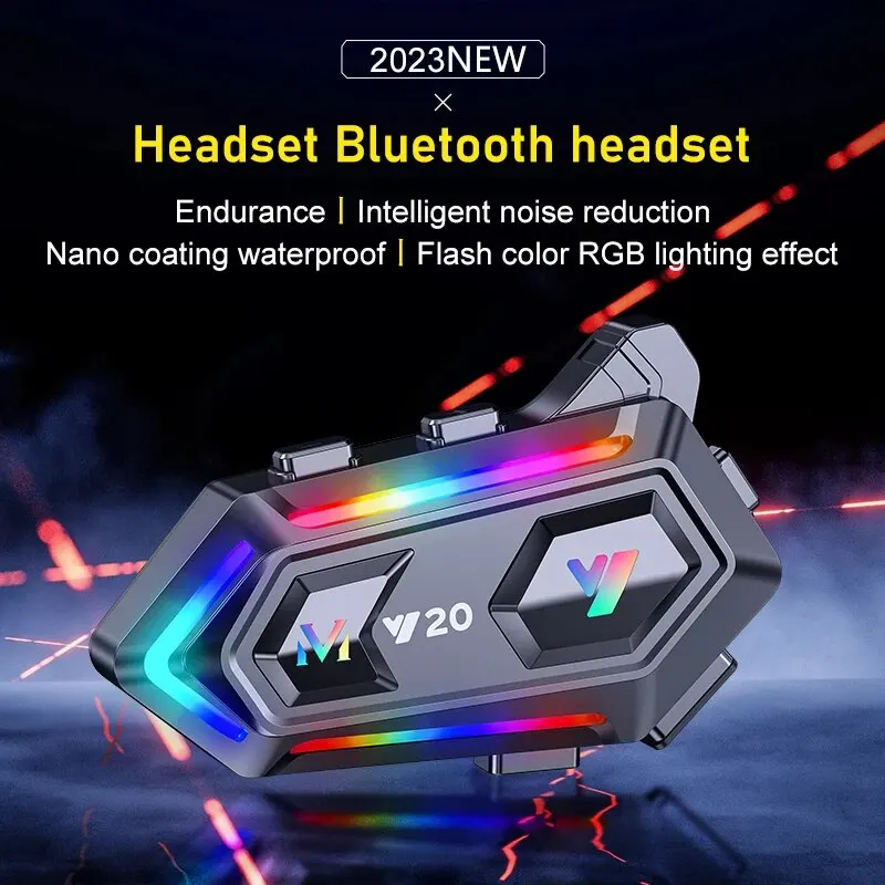 Y20 Motorcycle Bluetooth Helmet Headset