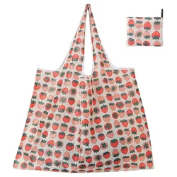 Eco - Friendly Reusable Large Washable Foldable Nylon Grocery Bags (P63)