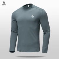 SBWL Autumn and winter high quality outdoor sports warm inside with elastic long sleeve T-shirt running fitness base shirt Tops 1