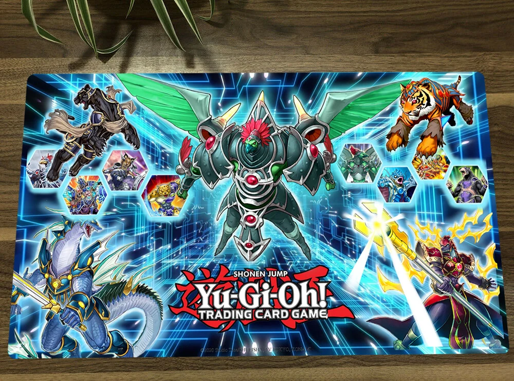 Mouse Pad Gaming Mousepad YuGiOh Gladiator Beast TCG CCG Mat Trading Card Game Mat Table Playmat Desk Gaming Playing Mouse Pad Mousepad Free Bag