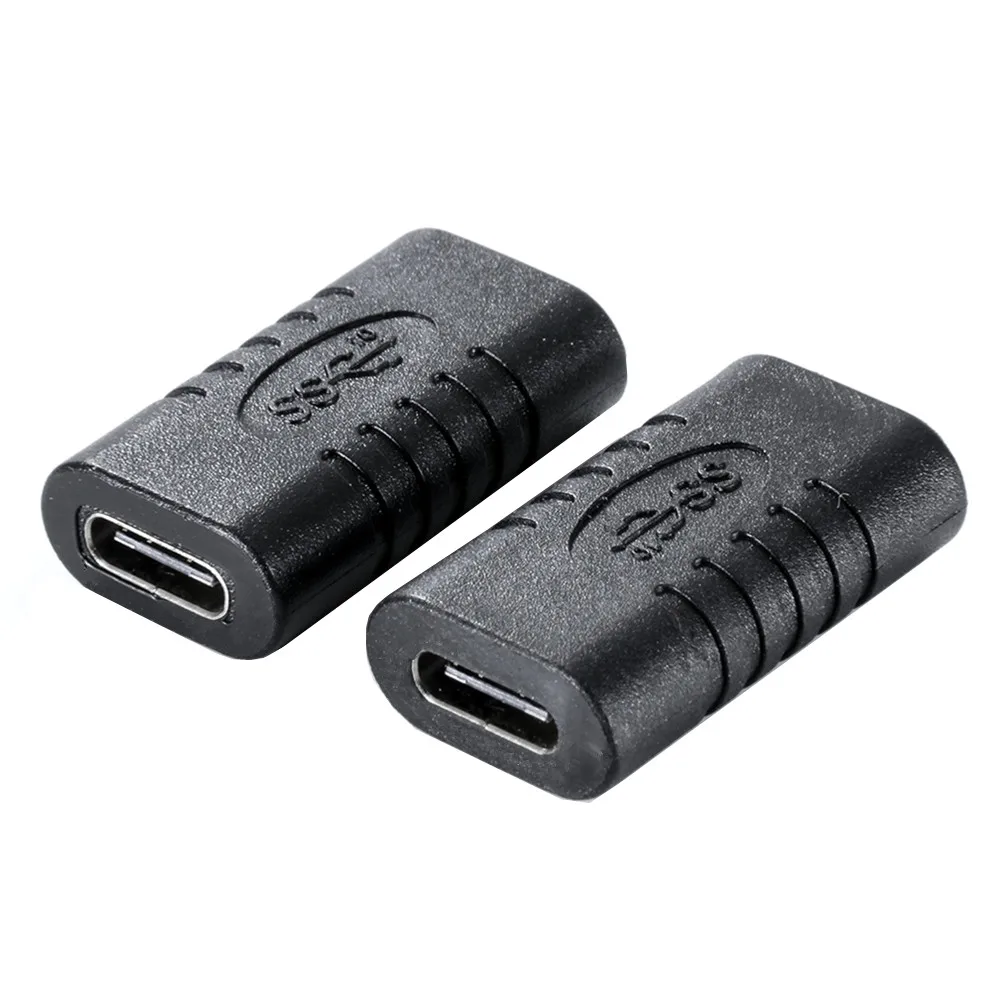 USB C Female to Female Adapter Type C Coupler Extender Extension Connector for Thunderbolt 3 MacBook, Nintendo Switch, Samsung