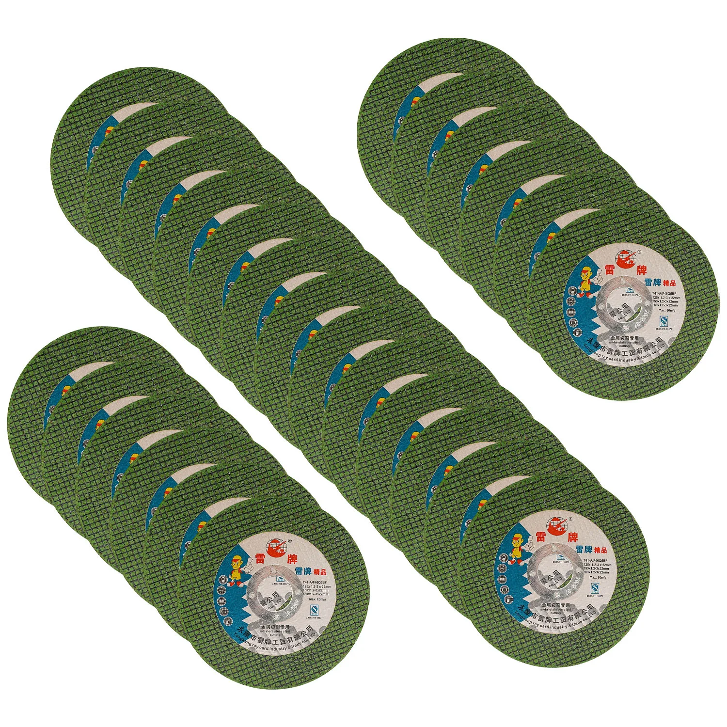125mm Resin Cutting Disc Cut Off Wheel Angle Grinder Disc Slice Fiber Reinforced for Metal Stainless Steel 10pcs