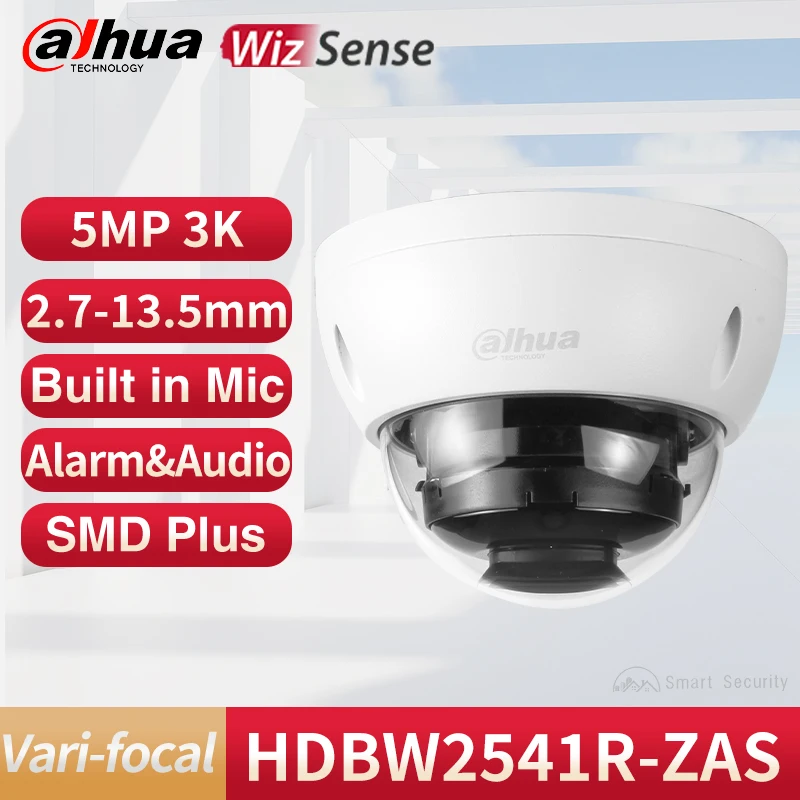 Dahua 5MP Dome Camera Outdoor Motorized Lens IP67 IK10 Security