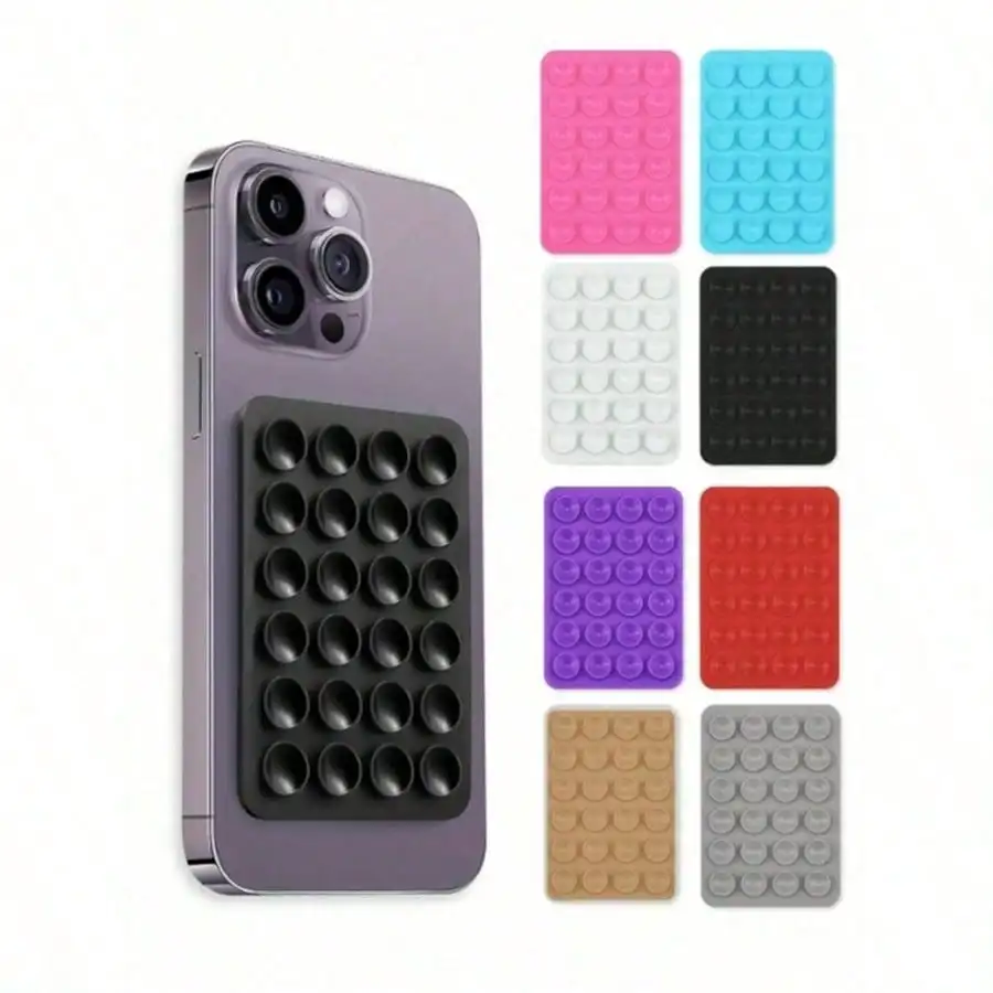1PC Silicone Suction Phone Case Stand, Phone Suction Grip, Octobuddy, Adhesive Phone Grip, Adhesive Phone Stand (Please Clean Carefully Before Use To Ensure The Surface Is Clean And Flat.) It Can Only Be Used After Pasting For Half An Hour