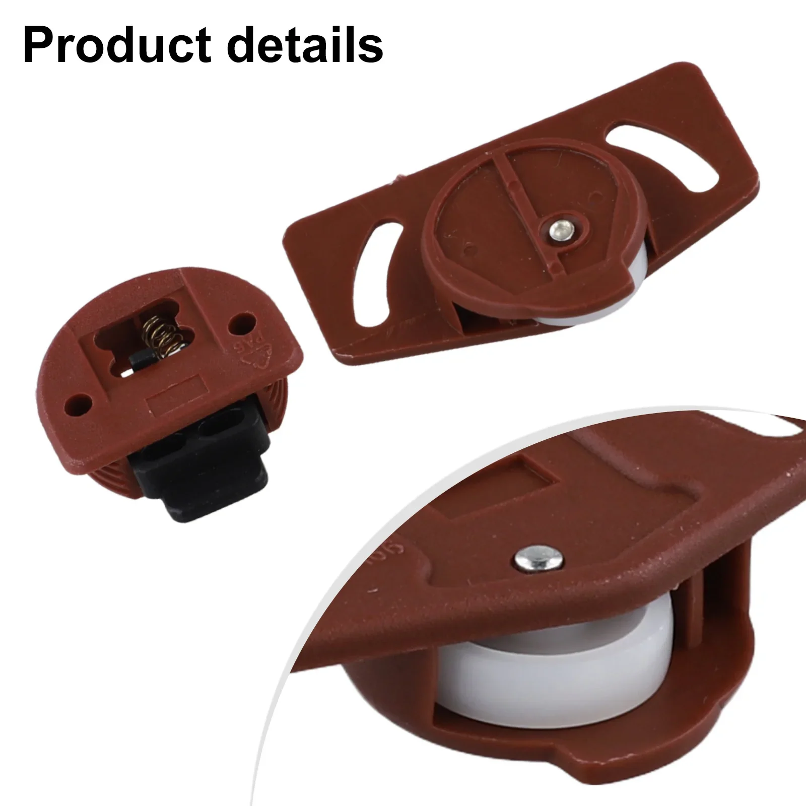 4/8Pair Sliding Door Wheels Guides Cabinet Sliding Door Gear Board Roller
