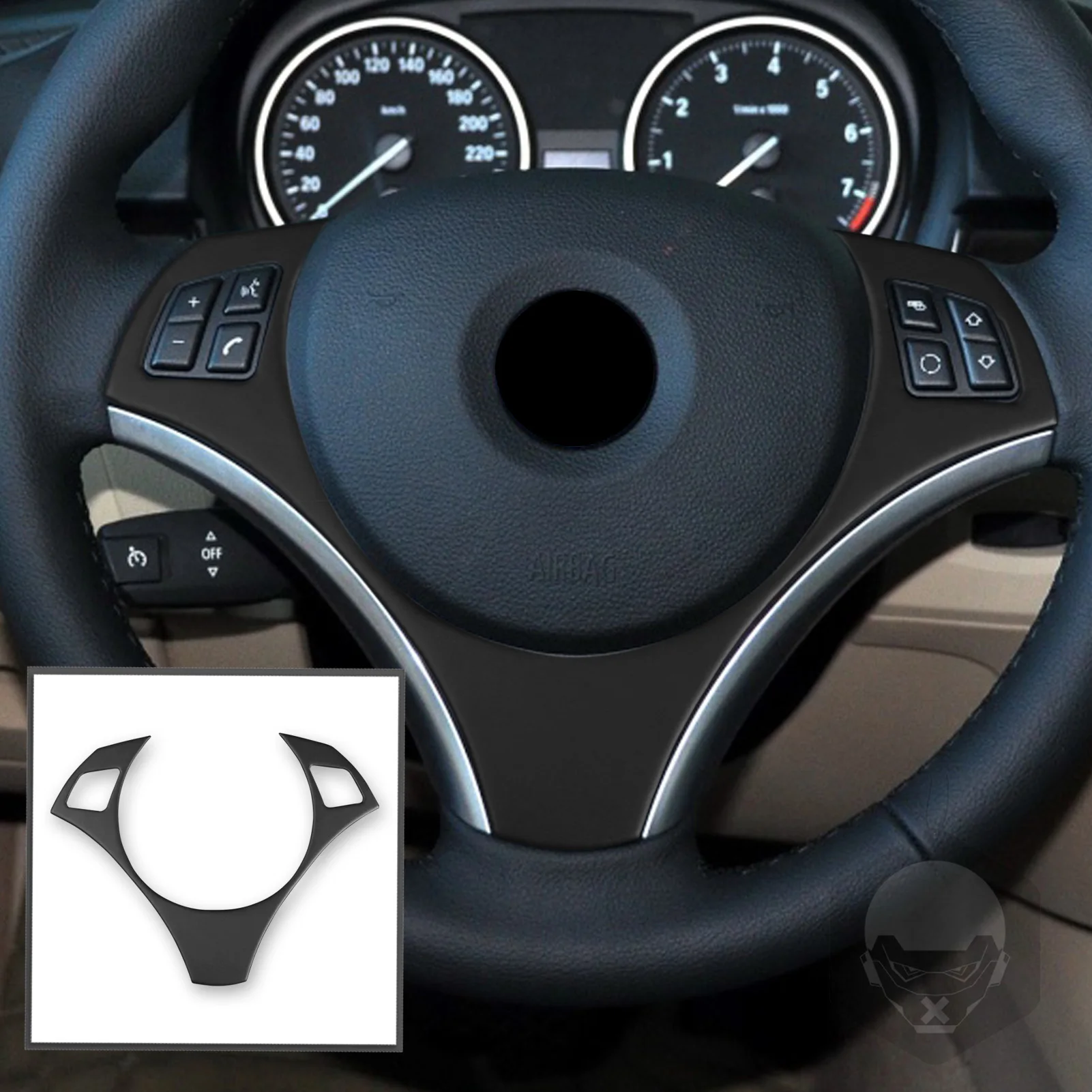 

Декоративная накладка на руль для BMW 1-Series 2007-2011 3-Series 2005-2012