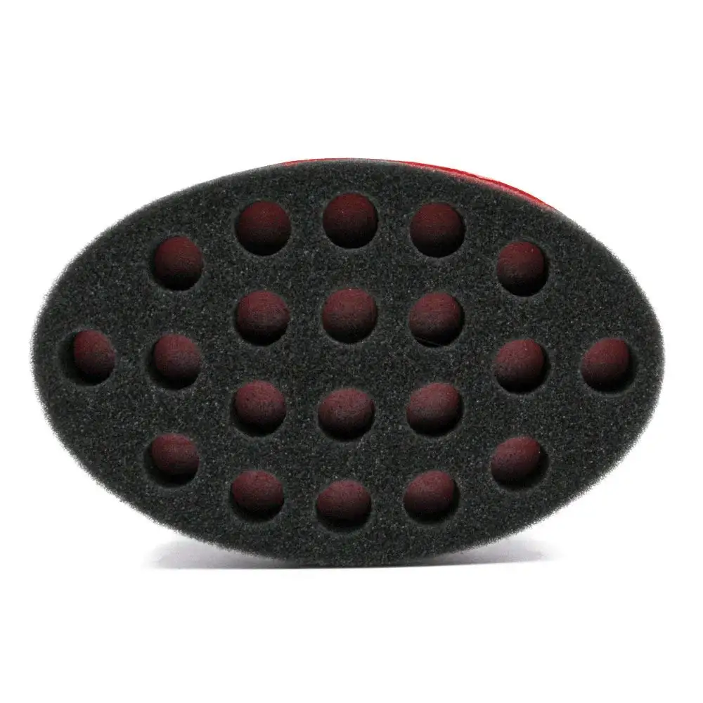 Double-Sided Magic Twisted Hairbrush Sponge Barber Salon Styling Oval Dual Use Perforated Curly Sponge Wave Roll Washable Tool 3