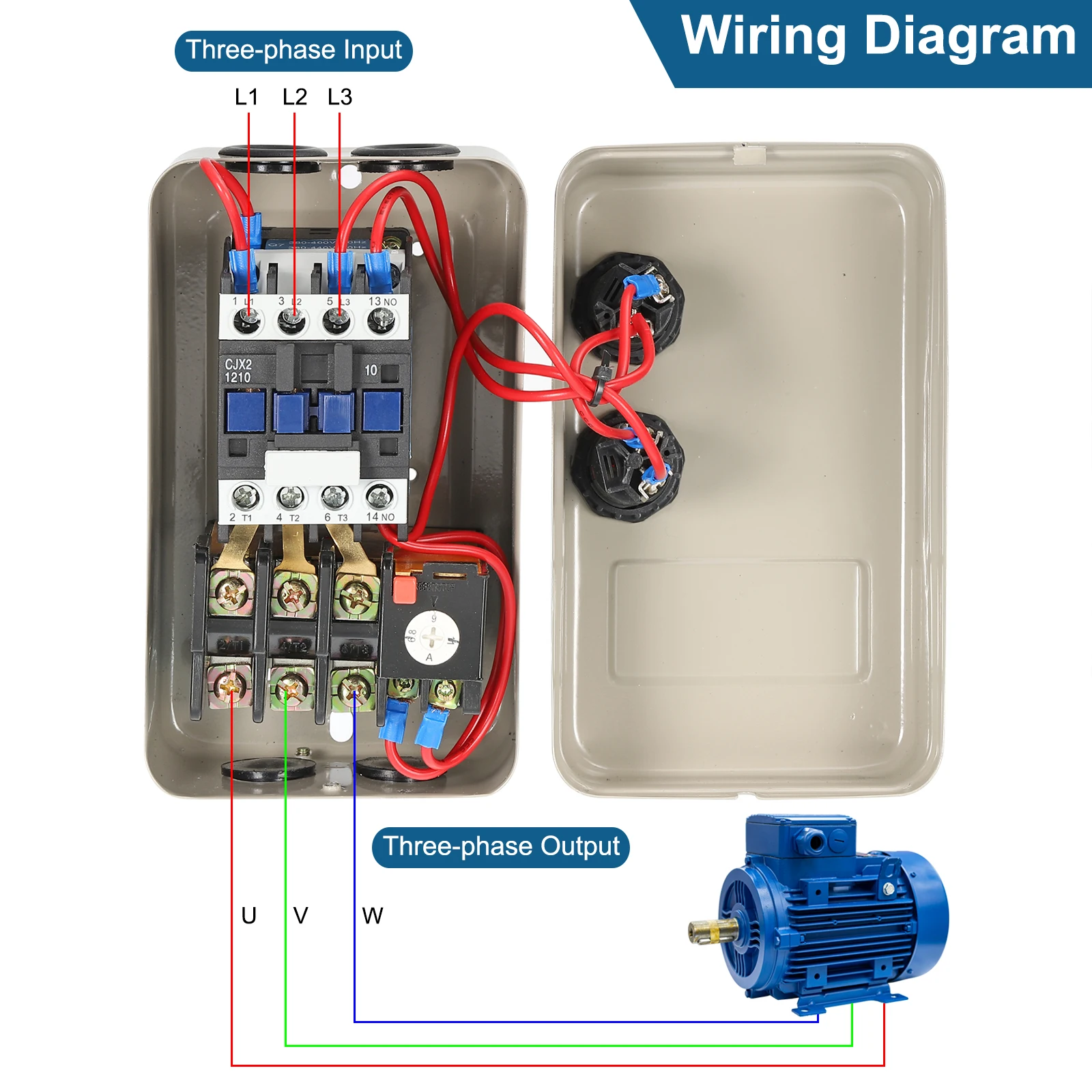 Electro-Magnetic 220v Single Phase Magnetic Contactor from Top Brands 