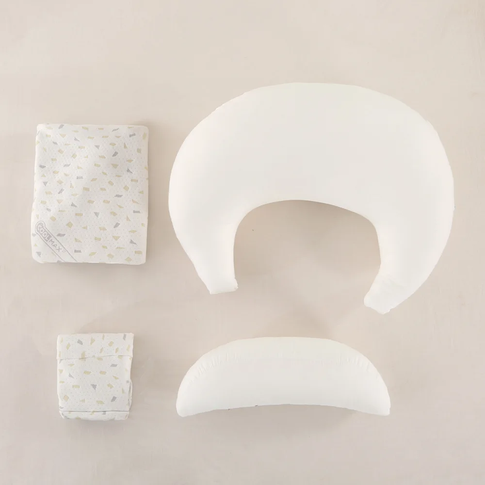 2-in-1 Multifunctional Nursing Pillow with Air Layer Baby Protection-Postpartum Feeding Support Cushion