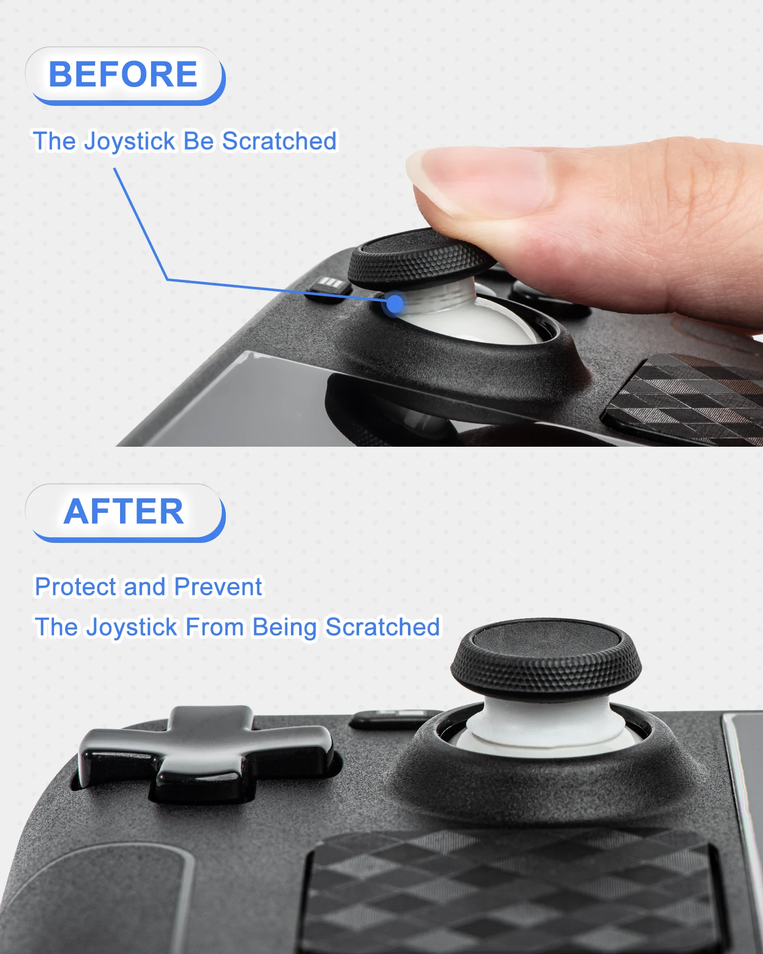 Per Rog Ally Anello Protettivo Per Steam Deck Console Joystick Anello Protettivo Per Xbox Handle Remote Stick Anti-Attrito