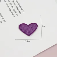 Shop 10Pcs Mini Multicolor Heart Patches Embroidery Online | Iron On Appliques for T-Shirts, Clothes, Jeans | Stickers, Badges, Patches - Image 4