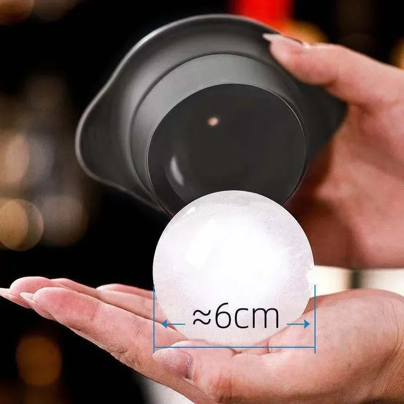 Silicone Sphere Ice Cube Mold Kitchen Stackable Slow Melting DIY Ice Ball Round Jelly Making Mould Cocktail Whiskey Drink ice mold