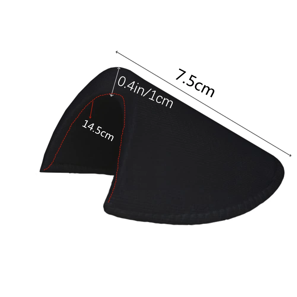 Shoulder Pads 6/9/12Pairs Sponge Shoulder Pads Sewing Set-in Shoulder Pads Foam Blazer T-Shirt Clothing Accessories Unisex
