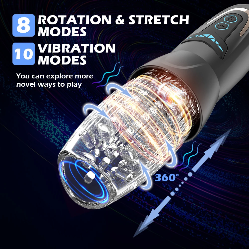 Automatische Elektrische Zuiger Roterende Sucker Mannelijke Masturbator Cup Dildo Echte Orale Vibrator Speeltjes voor Mannen_voghion.com