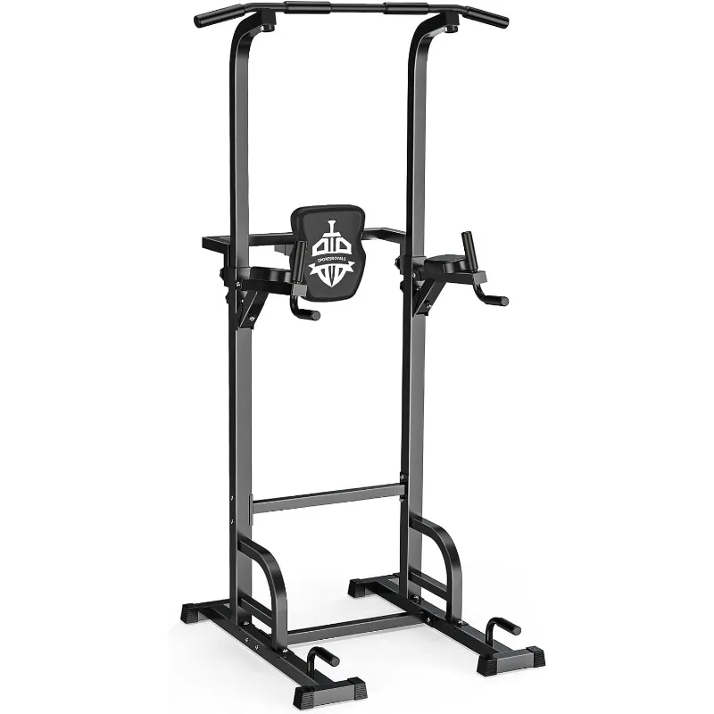 

Sportsroyals Power Tower Pull Up Dip Station Assistive Trainer Multi-Function Home Gym Strength Training Fitness Equipment