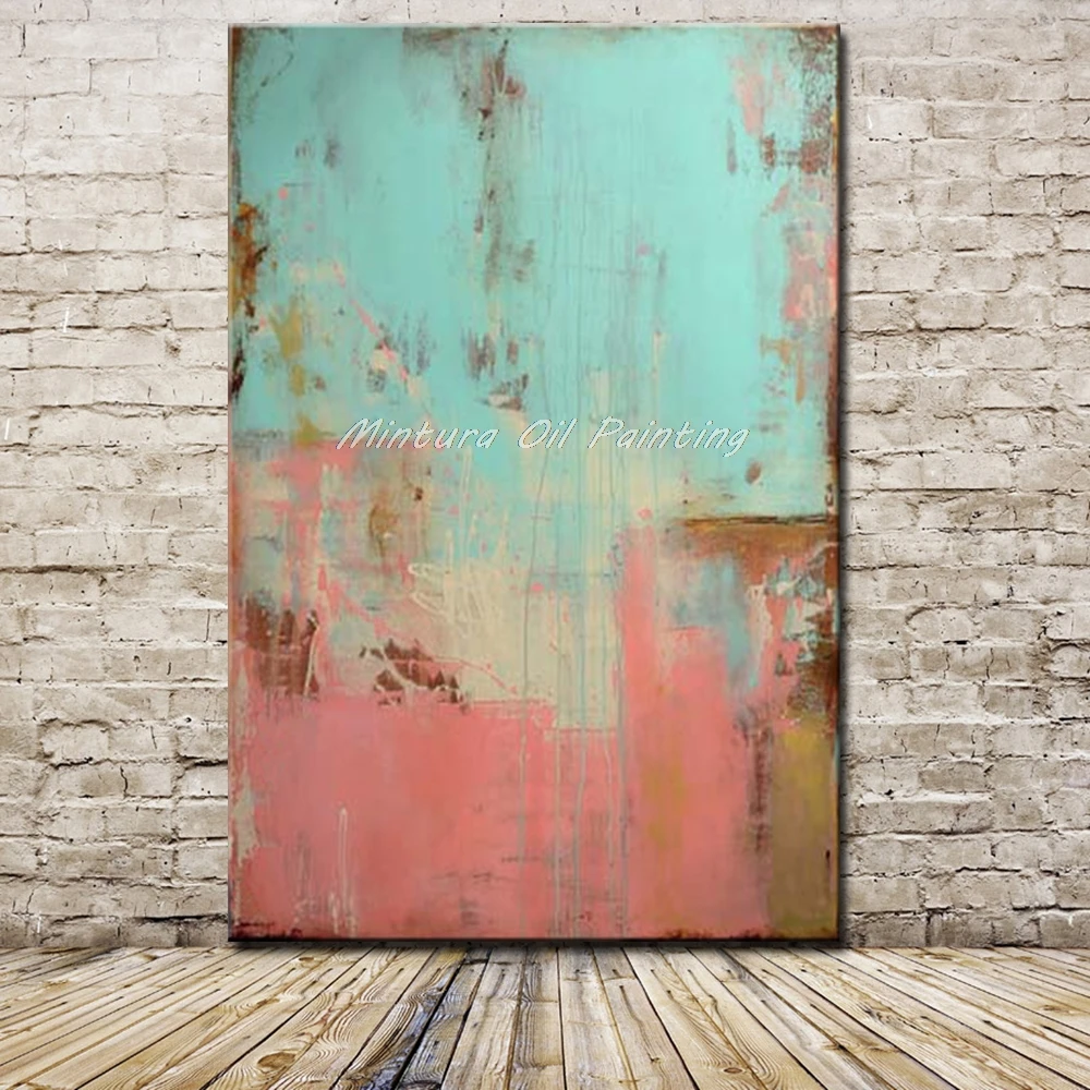 

Mintura Art Hand-Painted Abstract Oil Painting For Living Room Wall Decoration Modern Wall Art Picture Canvas,Paintings No Frame