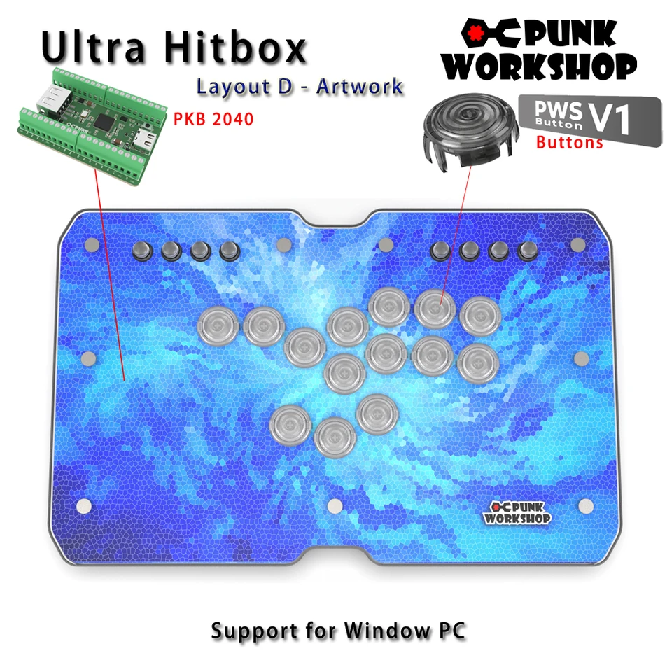 PUNKWORKSHOP ULTRA BOX レバーレス タイプD 受注生産】ULTRA BOX レバーレスコントローラー (ブラック