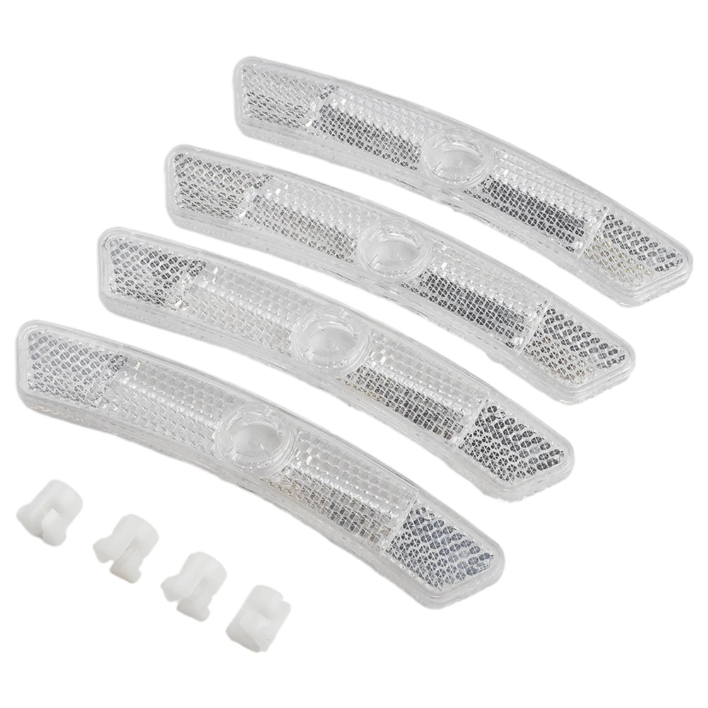 

Office Outdoor Garden Indoor Spoke Reflector 125*20mm 4 Pcs Accessories Mountain Bike Parts Replacement Bicycle