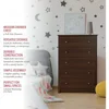 Superior 5-Drawer Chest for Bedroom - Spacious and Stylish Chest of Drawers, Measuring 16"D x 31.5"W x 45.25"H, Espresso Finish 6