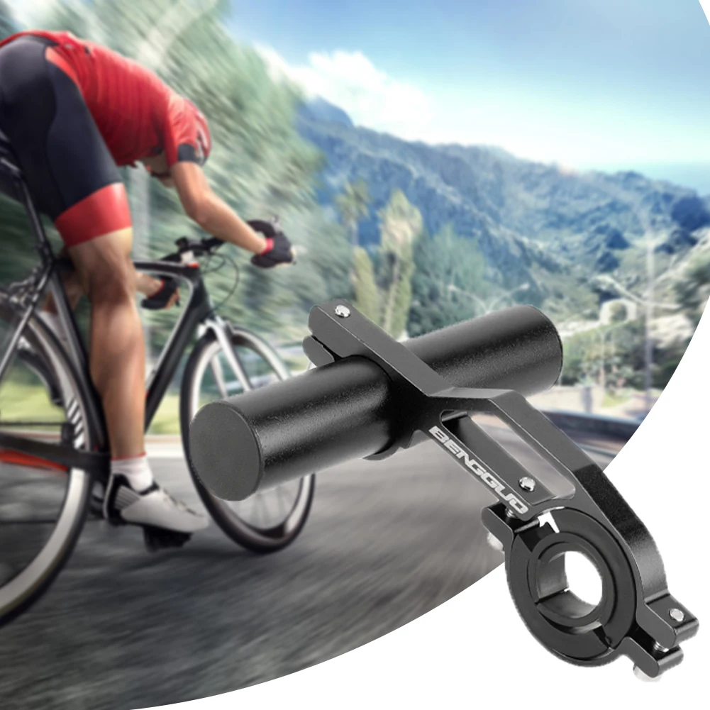 Bicycle handlebar extender lightweight 10 cm 20 cm easy to install for holding bicycle speedometer