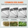 VEVOR Leaf Bowl Trimmer 16",19",24" Trimmer Bowl Manual Bud Trimmer with Stainless-Steel Blades for Twisted Spin Cut Clear Dome 4