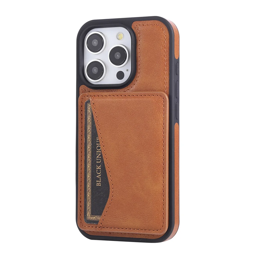 Premium Flip Leather Phone Case with Magnetic Wallet and Card Holder - Bracket Back Cover