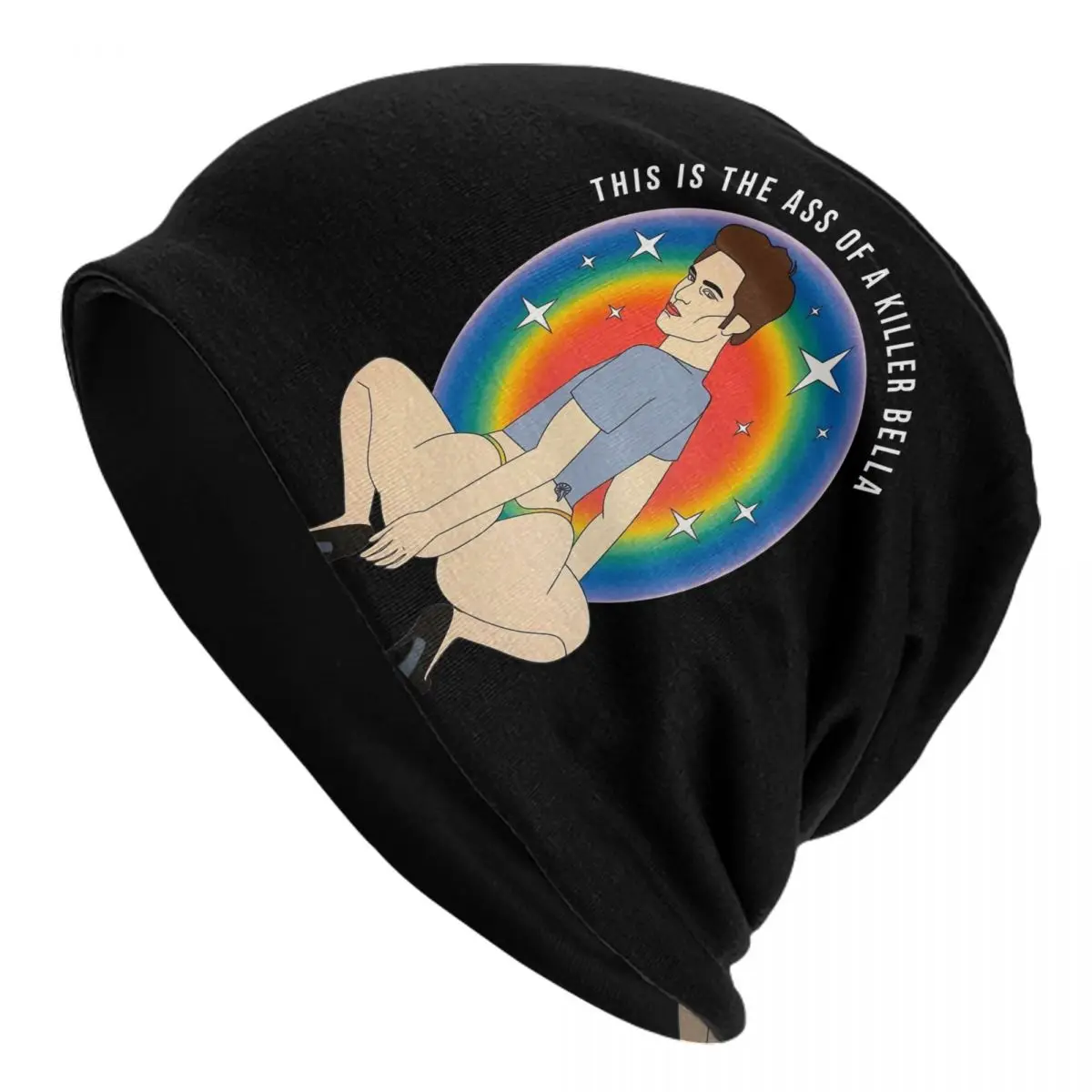 

This Is The Ass Of A Killer Bella Bonnet Hats Casual Street Skullies Beanies Hat for Men Women Knit Hat Warm Thermal Elastic Cap