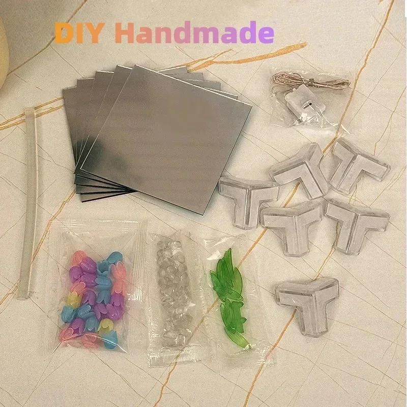 Creative DIY Cube Tulip Night Light Kit – Handmade Home Decor & Lamp; Festive Atmosphere Lamp S977fb09ccbbd4fd6bcb09124add813b9w