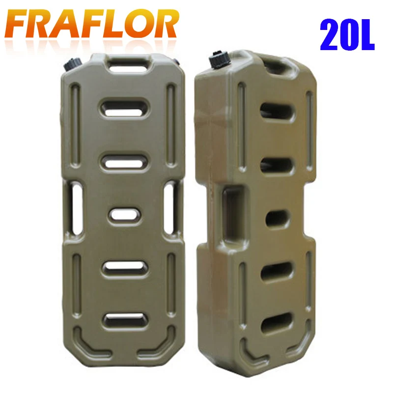 Portable Jerry Can Gas Fuel Tank Plastic Petrol Car Spare Container Gasoline Canister ATV UTV Motorcycle 20L with Tank Lock